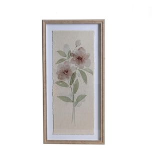 Cuadro De Flores Dise&ntilde;o 1 Belle Noite / 30x60 Cm