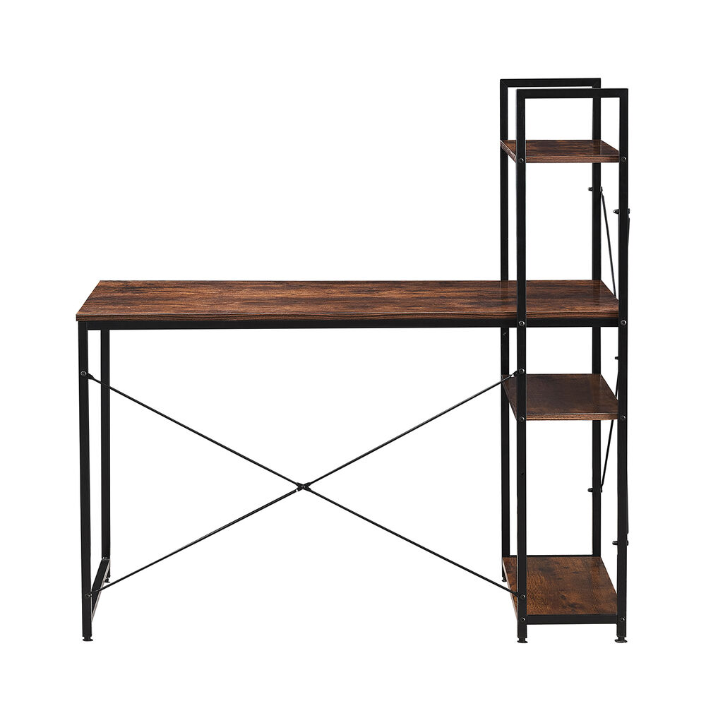 Escritorio Estilo Industrial Relan Estantería Lateral Desk 4 Versiones image number 7.0
