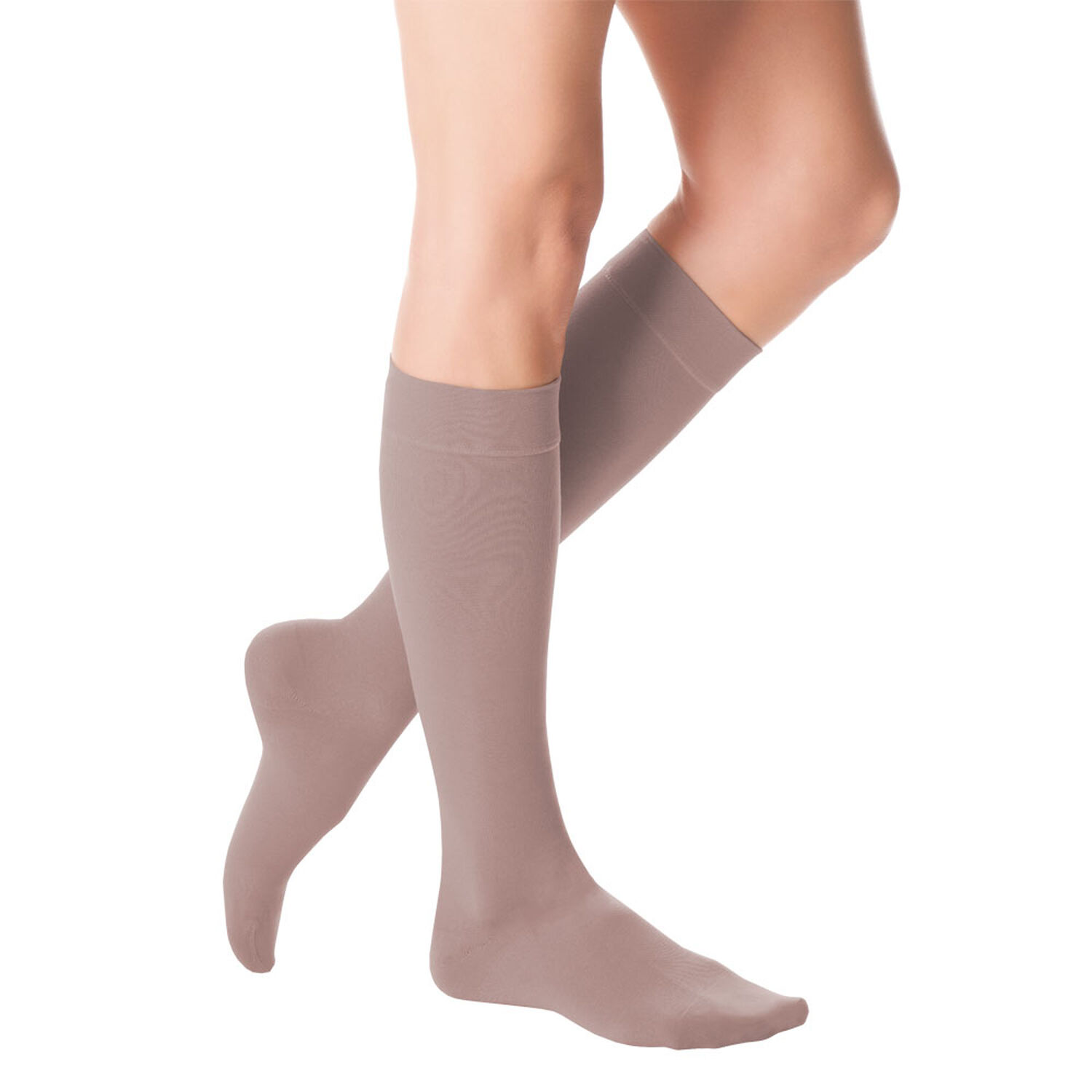 Calcetines De Compresi&oacute;n Duomed Adv Clase 2-beige Talla S Cl Toe-medi image number 0.0