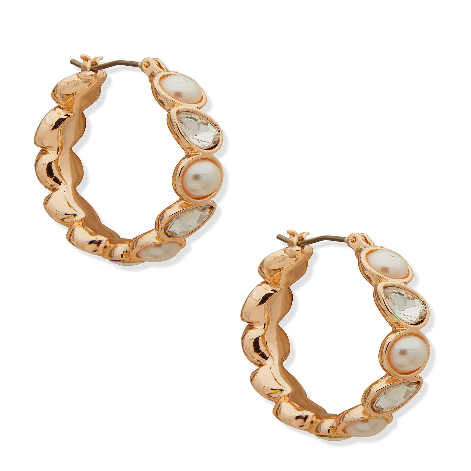 Aros Anne Klein Dorado Mujer 01g00762 image number 1.0