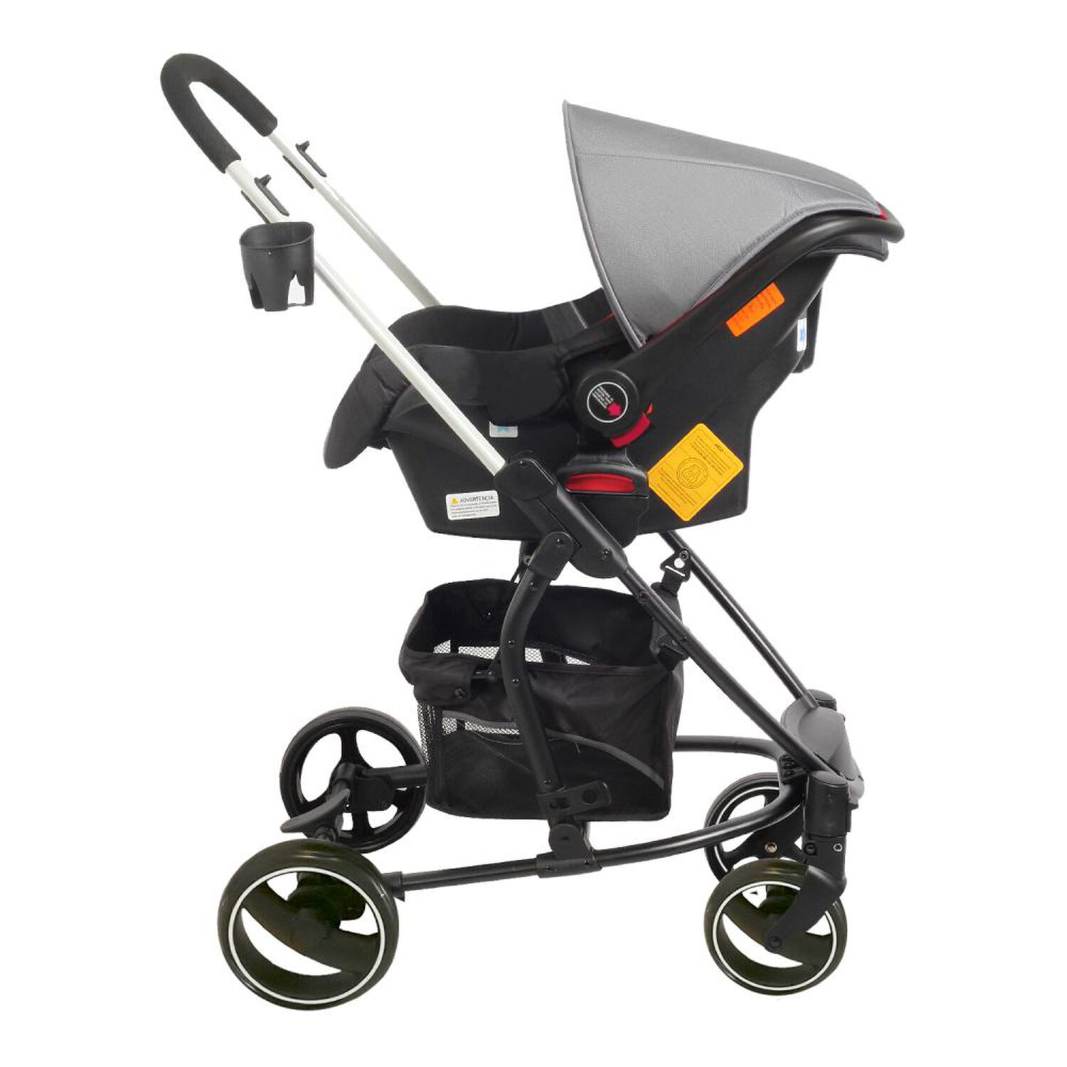 Coche Cuna Travel System Bebesit Alfa Nuevo Negro image number 3.0