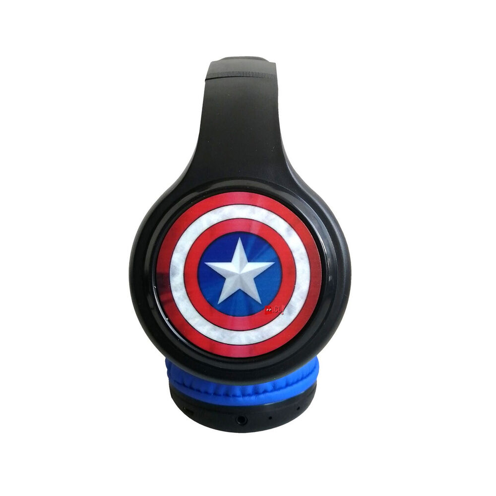 Aud&iacute;fonos Bluetooth Capit&aacute;n Am&eacute;rica Marvel - Ps image number 1.0