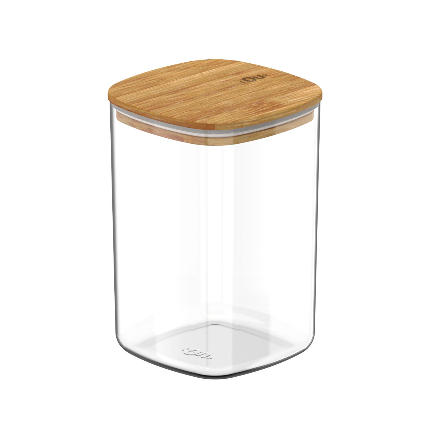 Contenedor Herm&eacute;tico Con Tapa Bamb&uacute; Keep 1 Lt Transparente Ou image number 0.0
