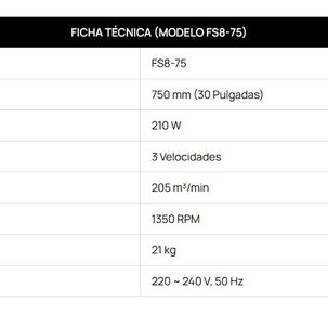 Ventilador De Pedestal Industrial 30 Pulgadas