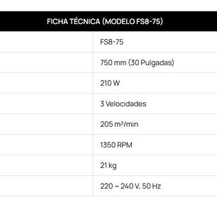 Ventilador De Pedestal Industrial 30 Pulgadas