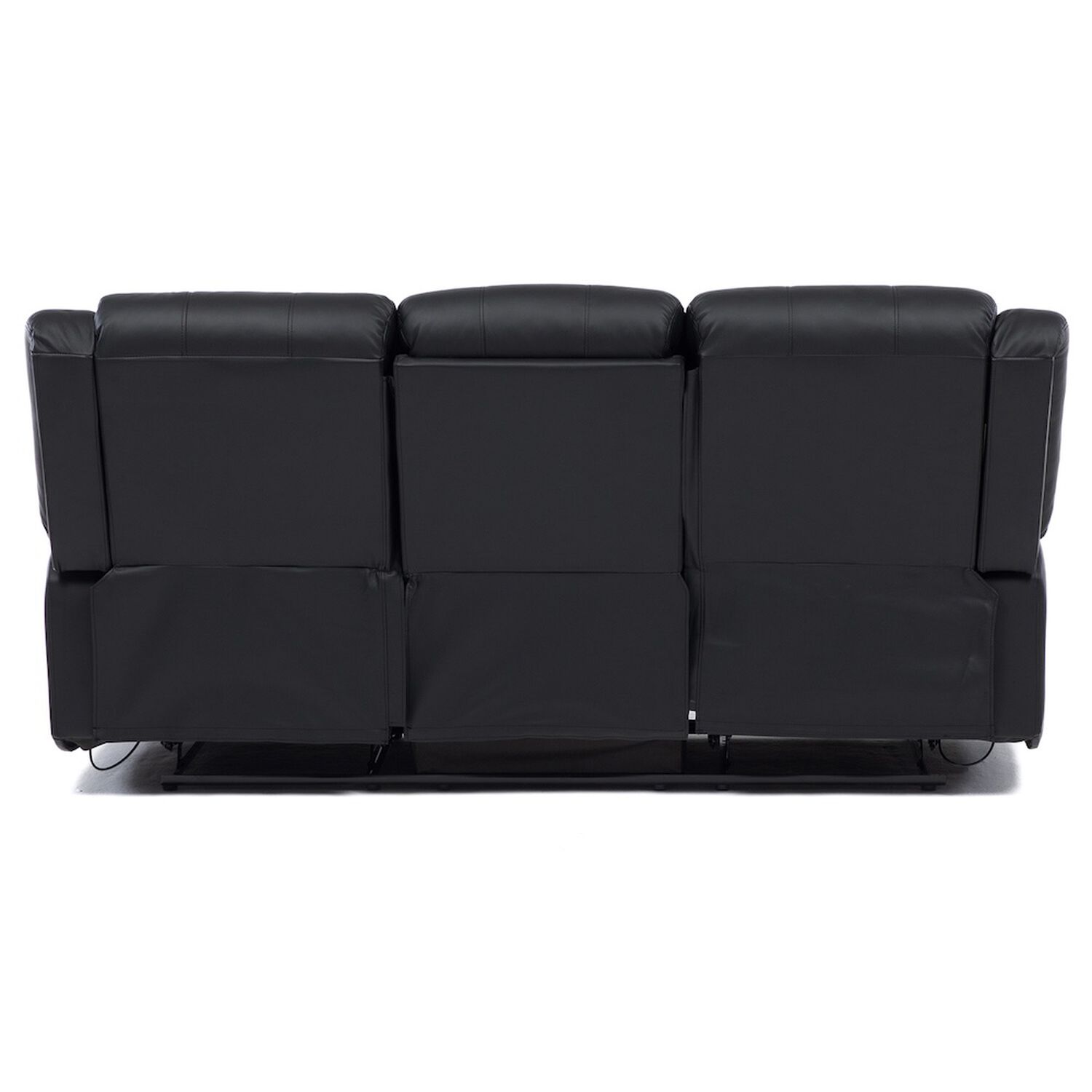 Sof&aacute; 3 Cuerpos Reclinable Moderno Roma Km060s image number 8.0
