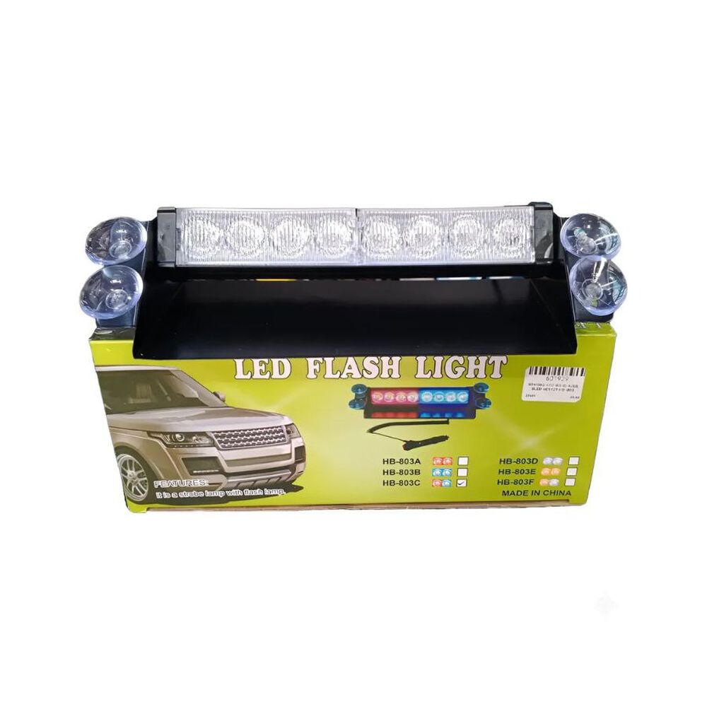 Faro Led Estroboscopico Escolta Emergencia Auto 12v 803 image number 3.0