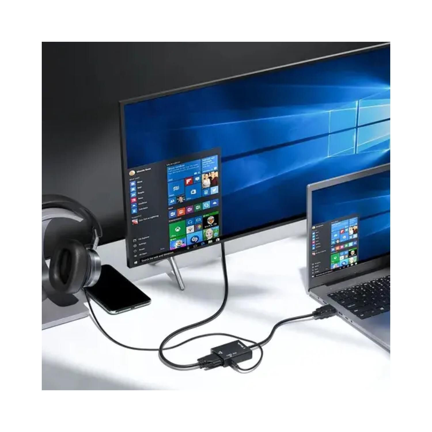 Adaptador De Video Hdmi A Vga Negro Ulink image number 2.0
