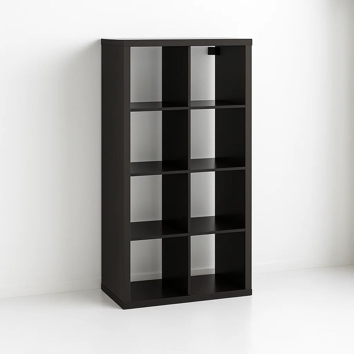 Estante Modular Zyno Con 8 Compartimentos 39x76x146 - Negro image number 0.0