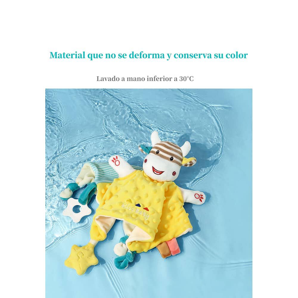 Peluche De Apego Sensorial Algod&oacute;n Elefante Lubabycas image number 10.0