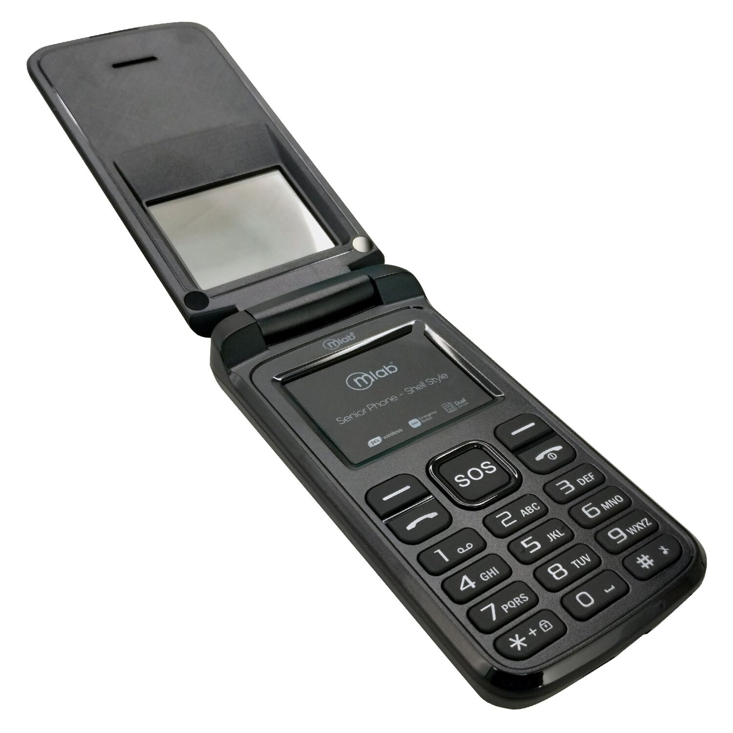 Tel&eacute;fono Senior 4g De Adulto Mayor Con Boton S. O. S Mlab-bk image number 3.0