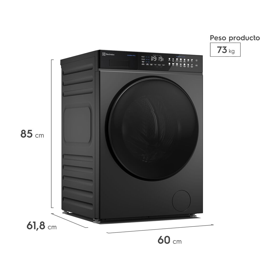Lavadora Autom&aacute;tica 14kg Carga Frontal Inverter Eflwm12o Onix image number 2.0