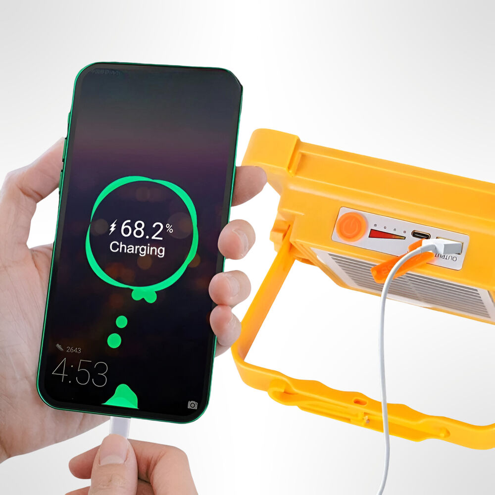 Foco Solar Portátil 100w + Cargador De Smartphone Usb 175096 image number 6.0