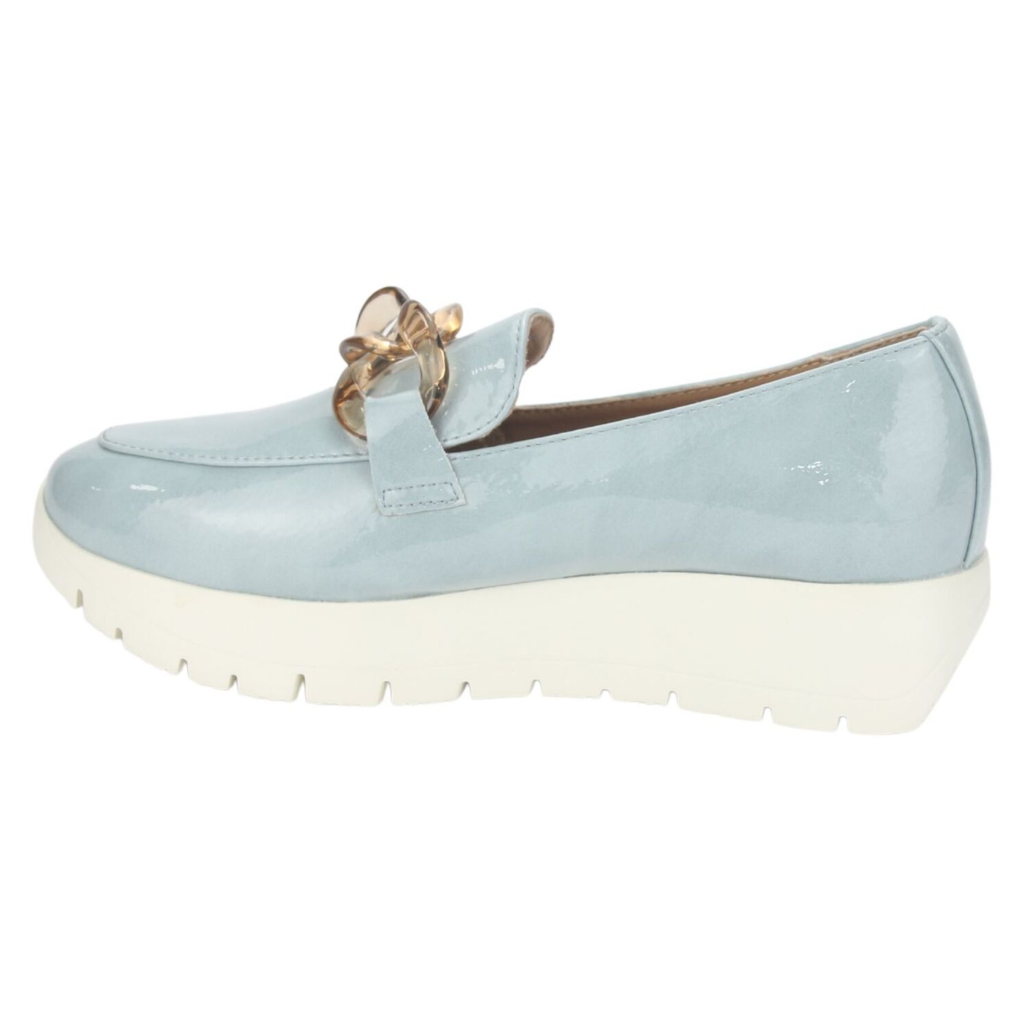Mocasin Chalada Mujer Wonder-1 Azul Casual image number 1.0