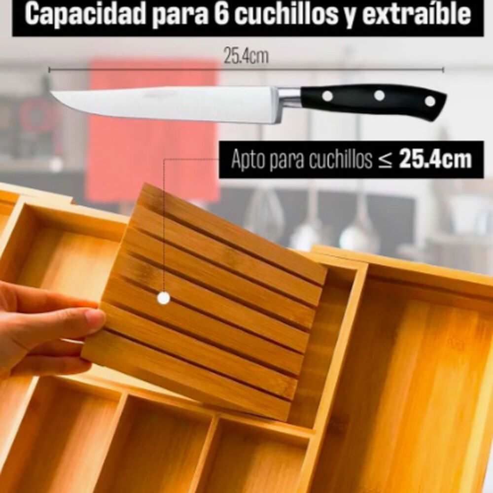 Organizador De Cubiertos Bamb&uacute; image number 4.0