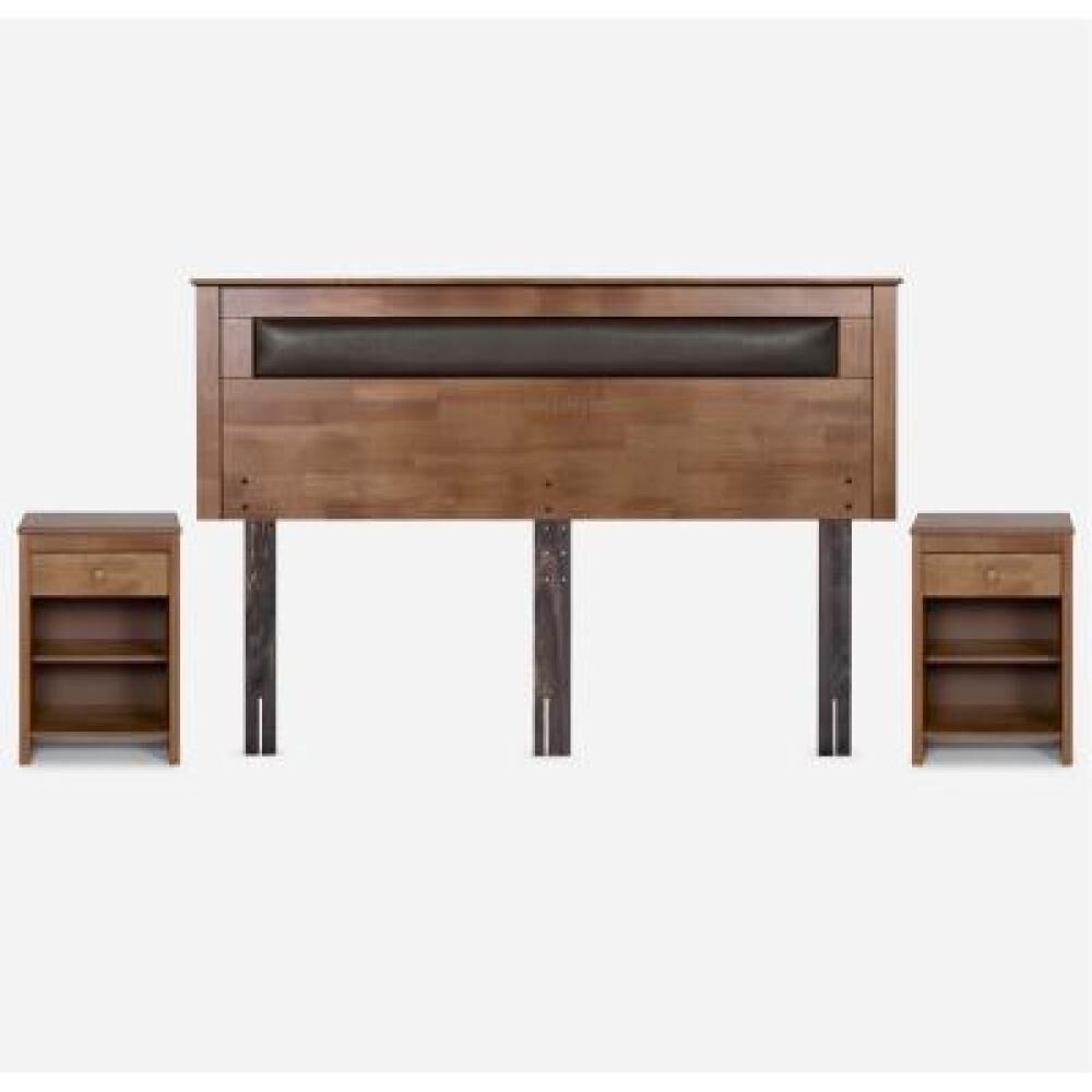 Cama Europea Rosen New Style 4 Plus / King / Base Dividida + Set De Maderas Ferrara image number 10.0