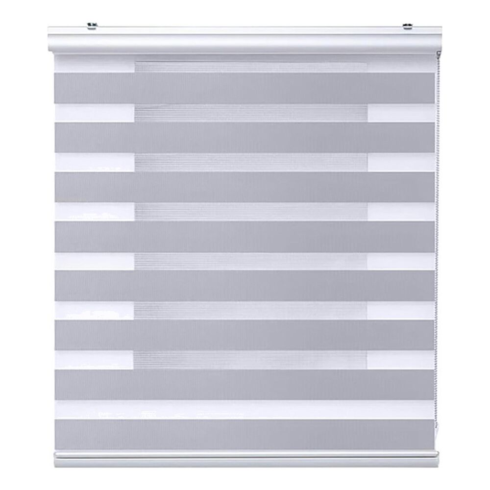 Cortina Roller Duo Zebra 100x180cm Gris Noche Y Día image number 0.0