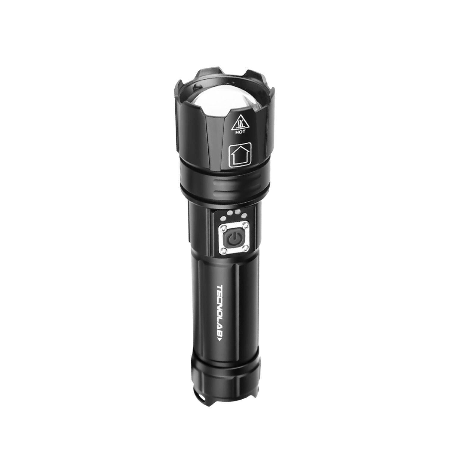 Linterna Led Zoom Telesc&oacute;pico 16cms Resiste Agua - Ps image number 0.0