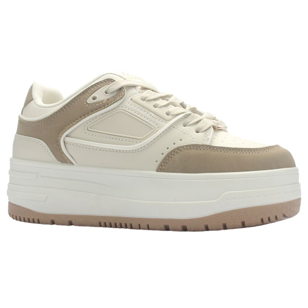 Zapatilla Mujer Chalada Mitsu-4 Beige Urbano image number 2.0