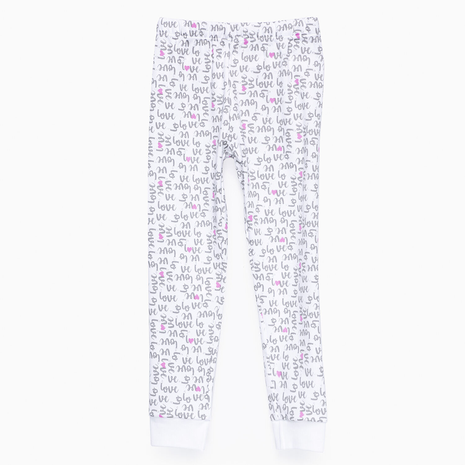 Pijama Blanco Love Algod&oacute;n Peruano image number 5.0