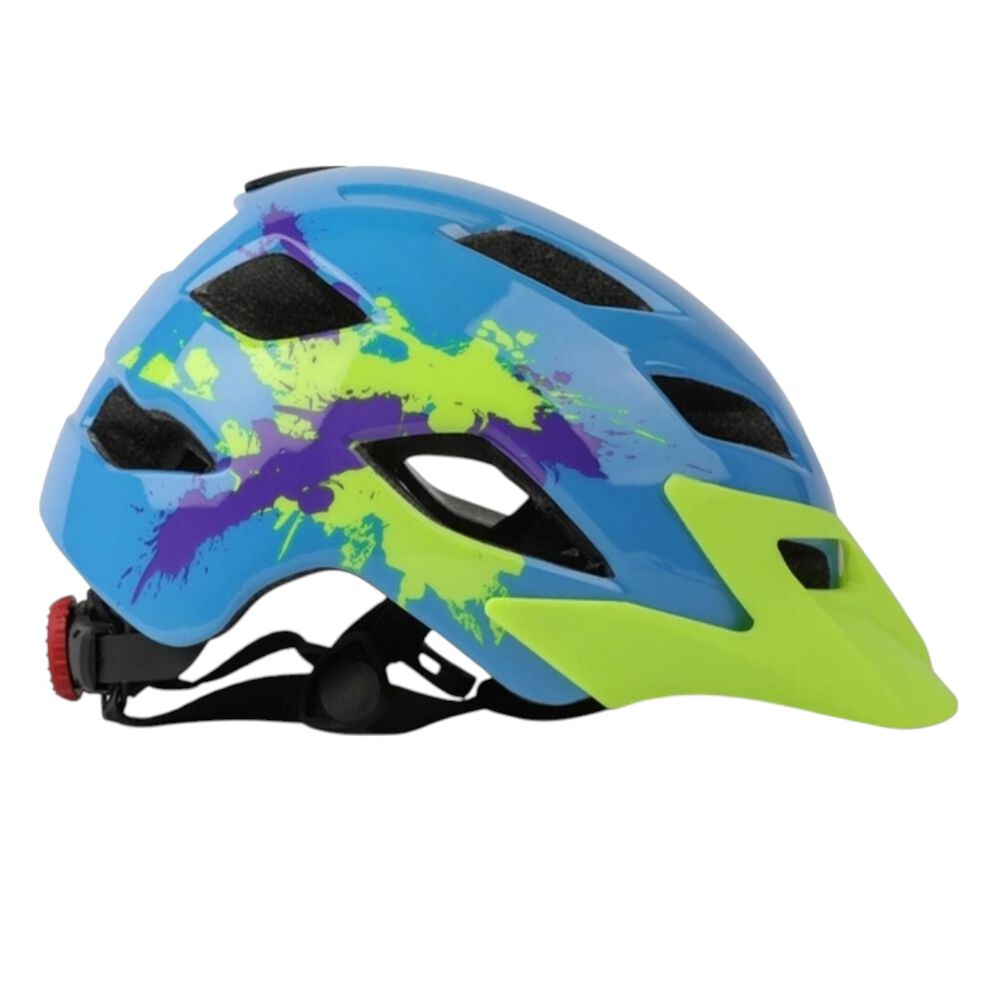 Casco Bicicleta Infantil Exclusky Celeste Verde image number 0.0