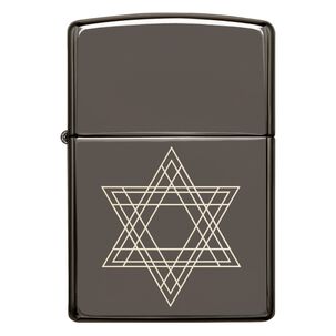 Encendedor Zippo Estrella De David Design Plateado Zp49685