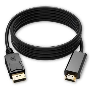 Cable Displayport Dp A Hdmi 4k Ultra Hd 1.8m Tm-100529