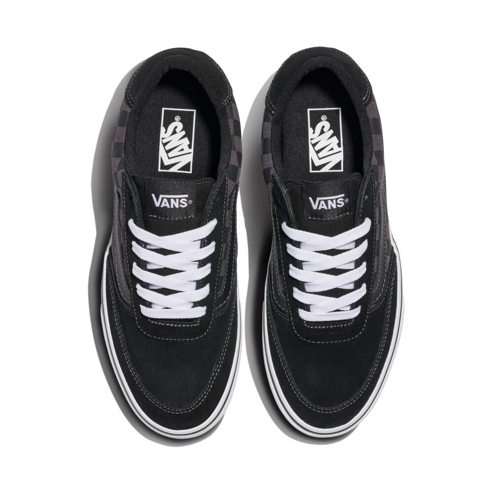 Zapatilla Urbana Hombre Vans Brooklyn Ls Negro image number 3.0