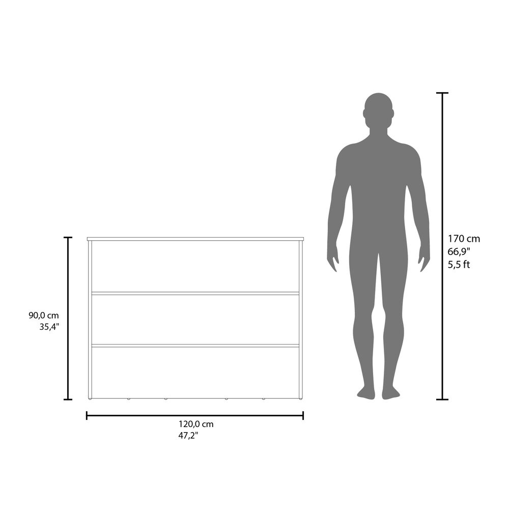 Isla Cocina 120x60x90 Cm Fm-003b Blanco image number 6.0