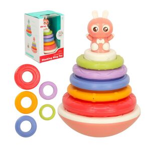 Juguete Didactico Sensorial Bibi In Torre Rosado Infantil
