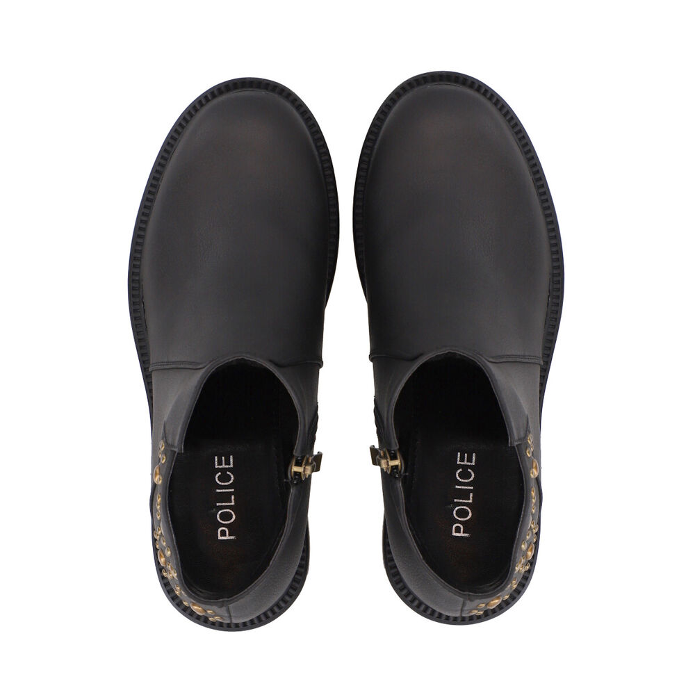 Botin Mujer Negro Olimpya Police image number 1.0
