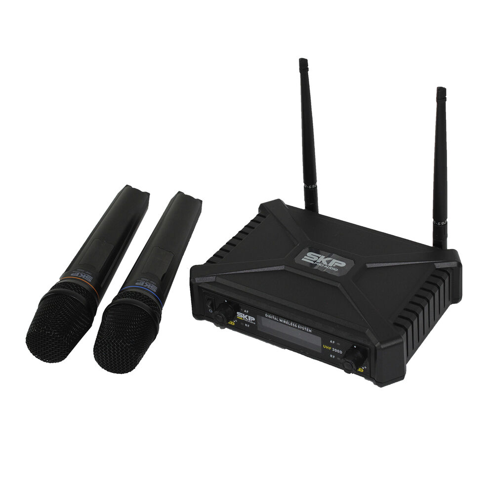 Microfono Doble Inalambrico Skp Uhf 300d image number 4.0