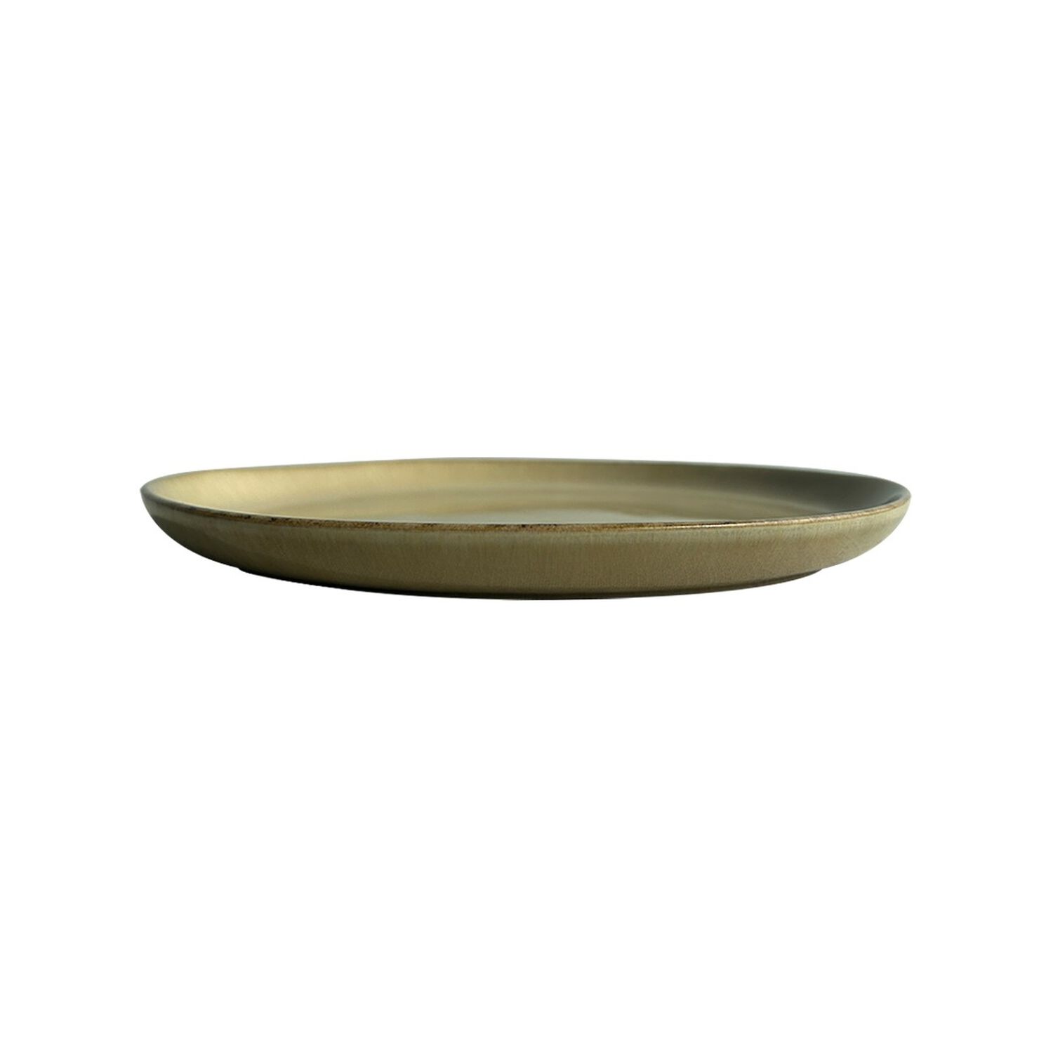 Set De 6 Plato Redondo Ceramica 26 Cm Beige Linea Ekos image number 3.0