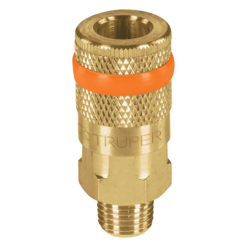 Acople Rápido 1/4" Npt Macho - Truper image number 0.0