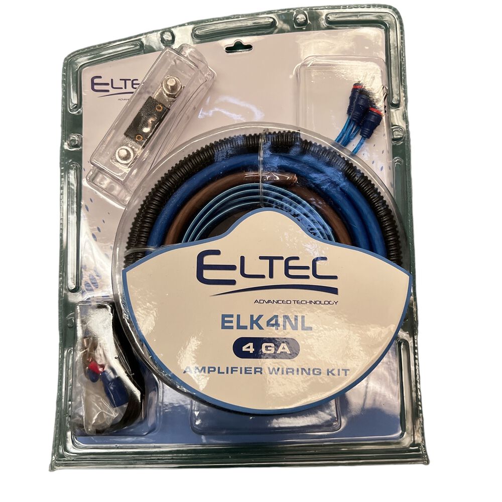 Kit De Cables Instalación Eltec De 4 Gauge Fusible 100amp image number 0.0