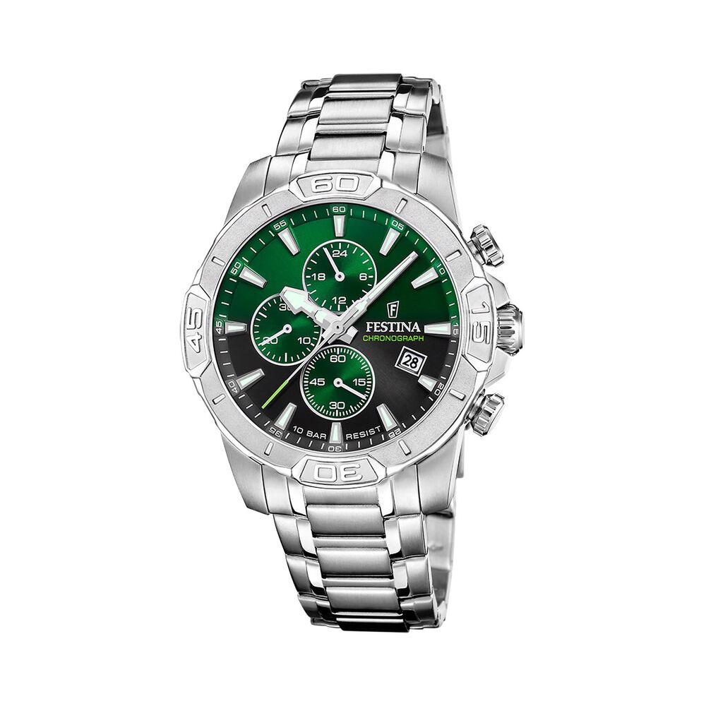 Reloj F20704/5 Festina Verde Hombre Timeless Chronograph image number 0.0
