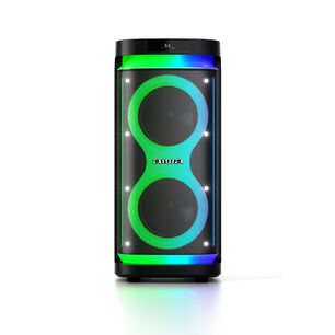 Parlante Bluetooth Inal&aacute;mbrico Portatil Aiwa Karaoke Tws Led Aw-poh5d Negro