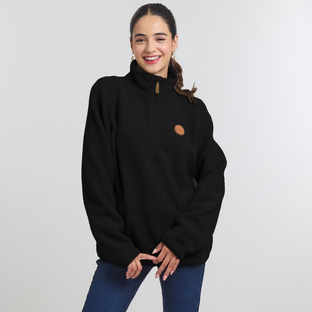Polerón Polar Regular Cuello Alto Mujer Freedom image number 0.0