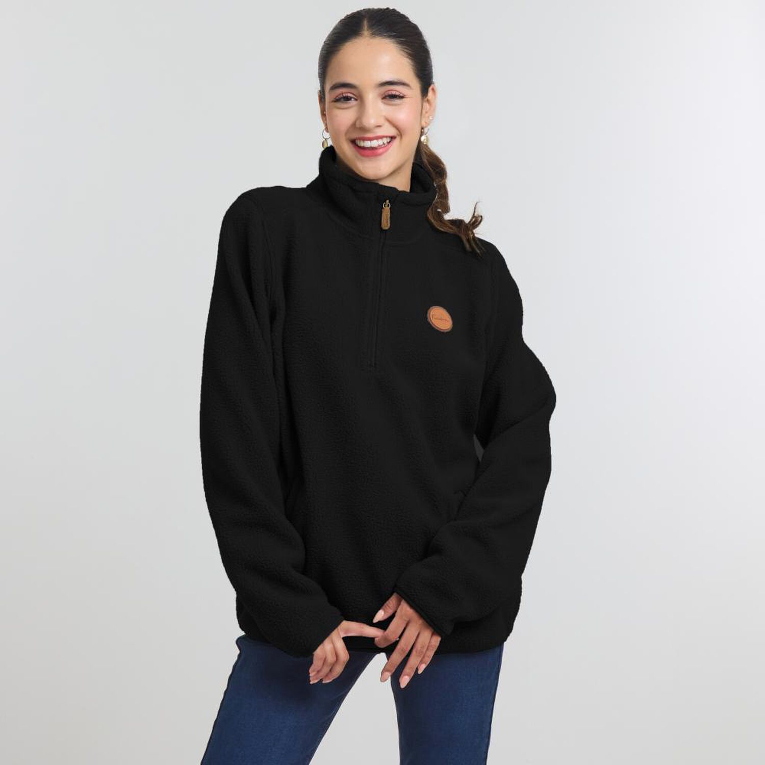Poler&oacute;n Polar Regular Cuello Alto Mujer Freedom image number 0.0