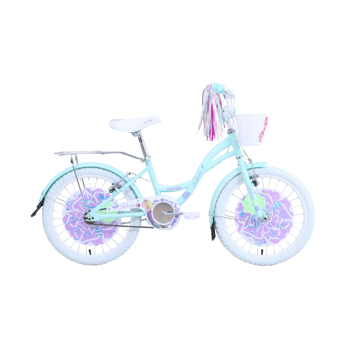 Bicicleta Totem Infantil Aro 20 Pretty Verde Cian image number 0.0