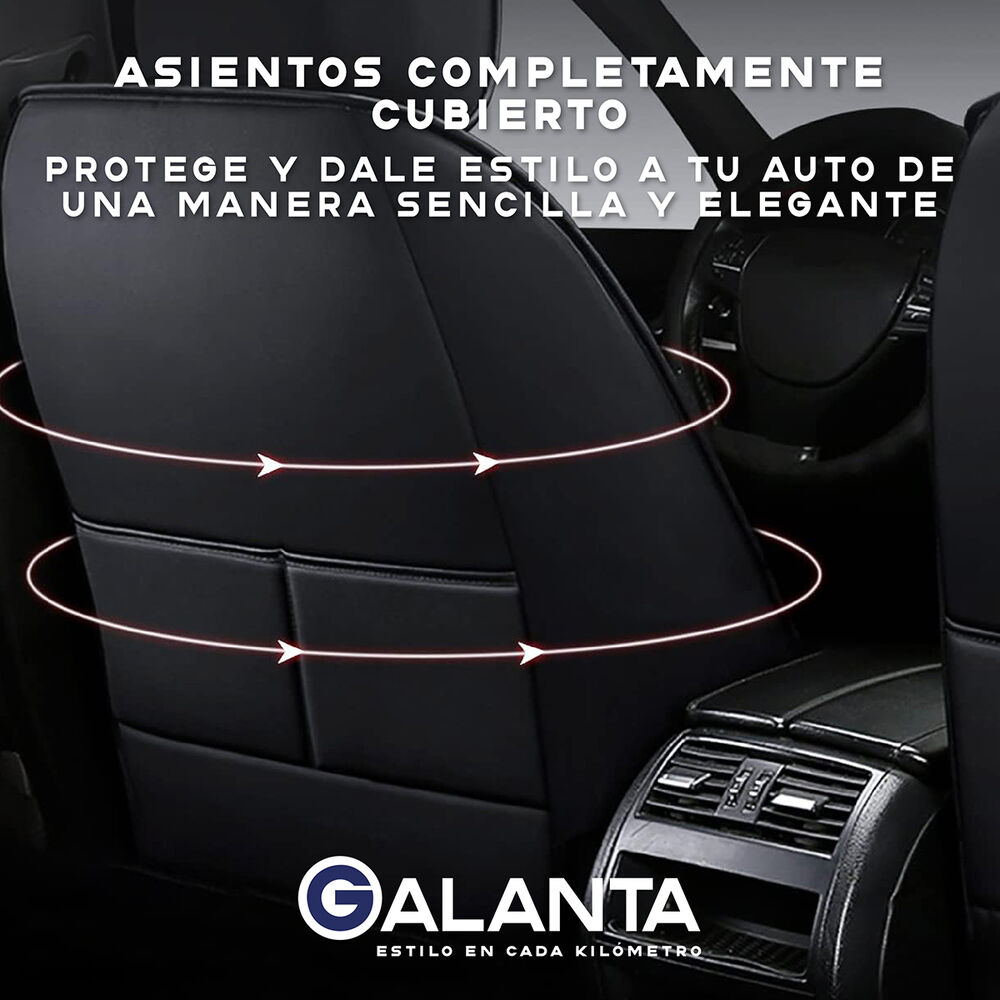 Funda Cubre Asiento Ecocuero Galanta Set 5 Asientos Luxury image number 7.0
