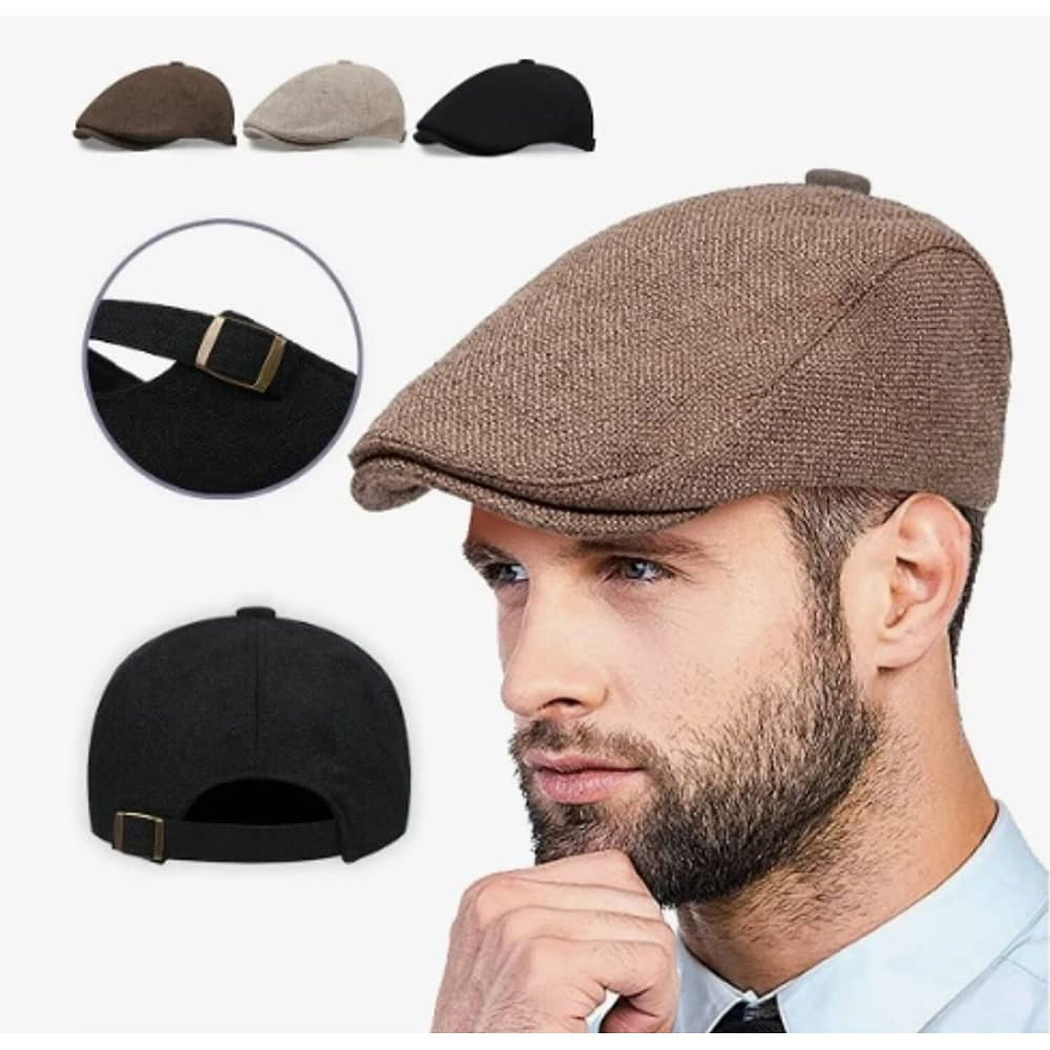 Boina Invierno Hombre Elegante image number 1.0