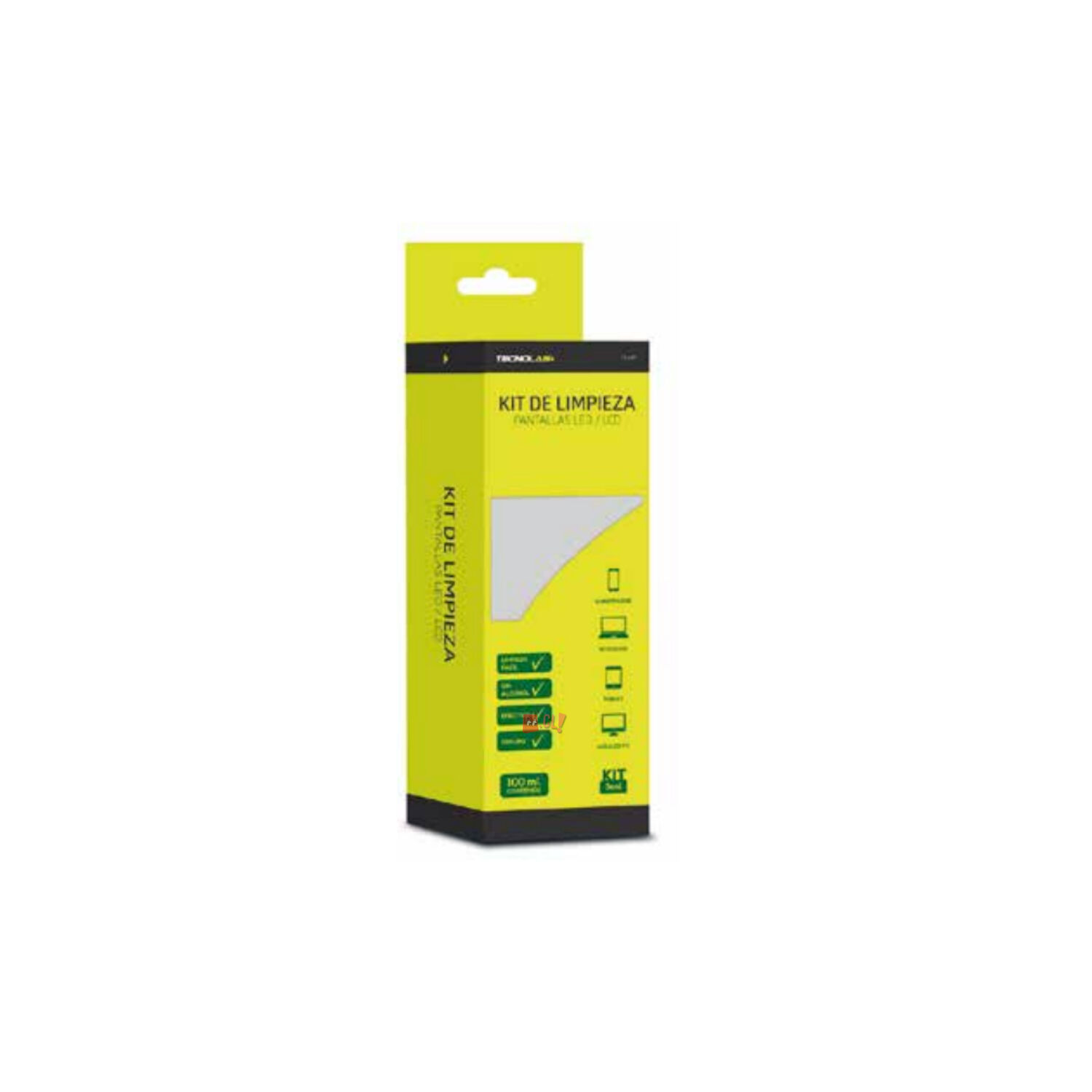 Kit De Limpieza 100ml Para Pantallas Con Pa&ntilde;o Y Brocha - Ps image number 2.0