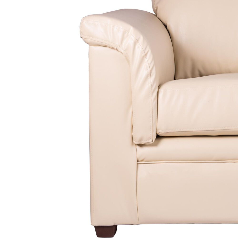 Sofa Ancona 3 Cuerpos Pu Grano Beige image number 3.0