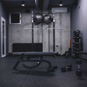 Piso De Goma 100x100 Cm 20 Mm