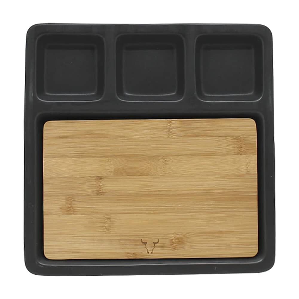 Tabla Aperitivo Madera Ceramica Demontable Wayu M 25x11 Cm image number 3.0