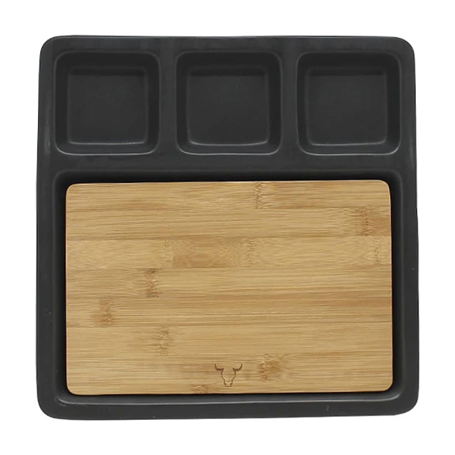 Tabla Aperitivo Madera Ceramica Demontable Wayu M 25x11 Cm image number 3.0