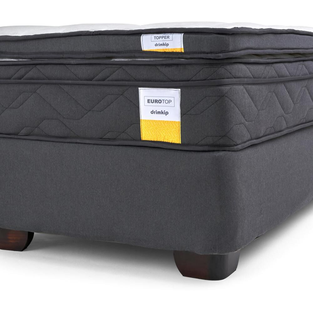 Cama Americana Drimkip Eurotop / Super King / Base Dividida + Topper image number 5.0