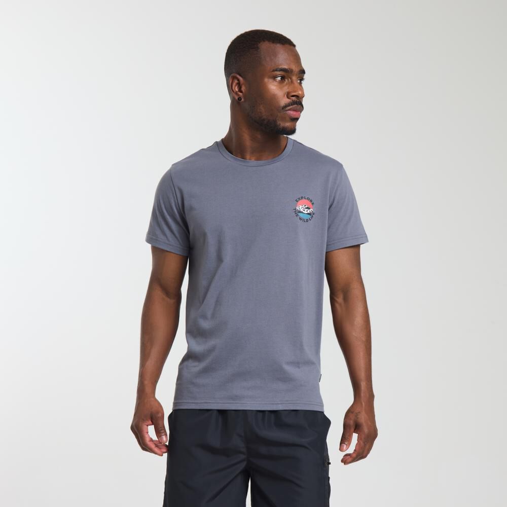 Polera Deportiva Manga Corta Cuello Redondo Hombre Wetland image number 0.0