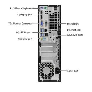 Pc Hp Prodesk 600 G2 Sff (i5-6ta 8gb 240gb Ssd) + Teclado & Mouse Reacondicionado Grado A